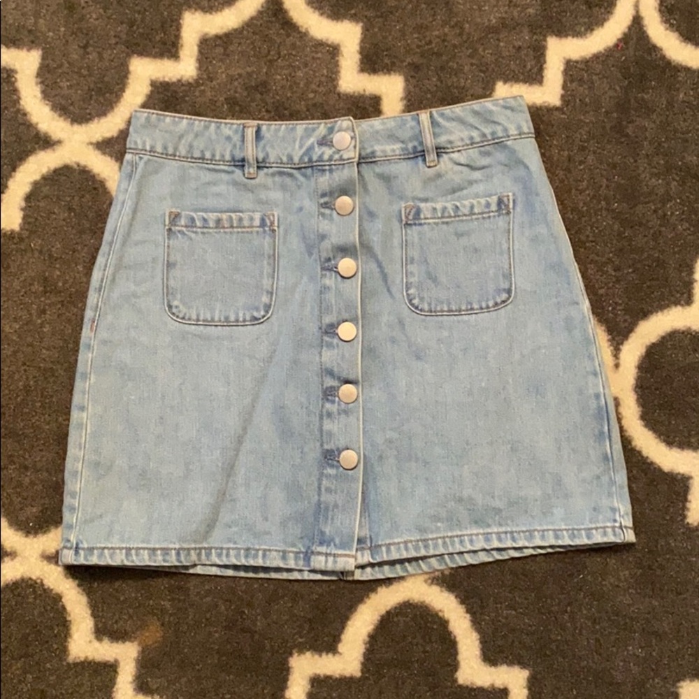 jean skirt
